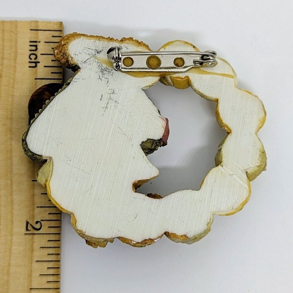 Boyds Bears Bearware Tennis Brooch Vintage Collectible Tennis Ball Design View 2